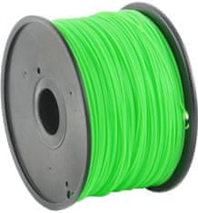 Gembird tisková struna (filament), PLA, 1,75mm, 1kg (3DP-PLA1.75-01-G), zelená