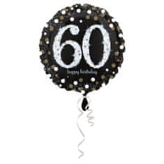 Balón fóliový 60 rokov - Happy birthday - narodeniny - 43 cm
