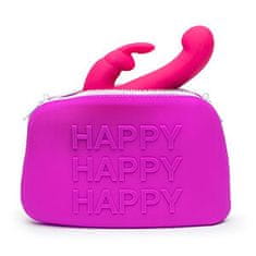 Happy Rabbit Diskrétne vrecko na erotické pomôcky Happy Rabbit HAPPY Storage Zip Bag Large Purple