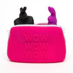 Happy Rabbit Diskrétne vrecko na erotické pomôcky Happy Rabbit WOW Storage Zip Bag Small Pink