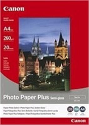 Canon Foto papier SG-201, A4, 20 ks, 260g/m2, pololesklý (1686B021)