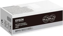 Epson (C13S050711), čierna, double pack
