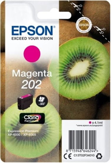 Epson (C13T02F34010), 202 claria magenta