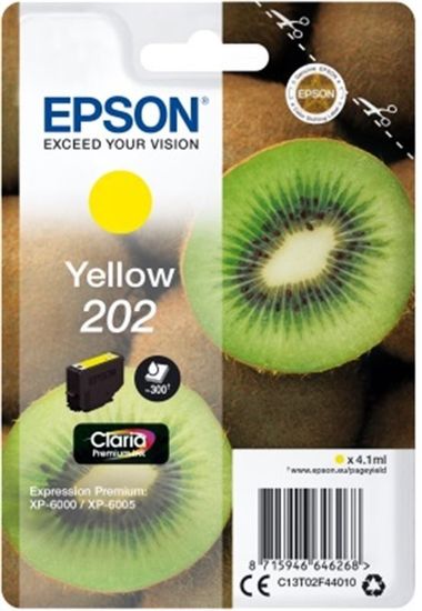 Epson (C13T02F44010), 202 claria yellow