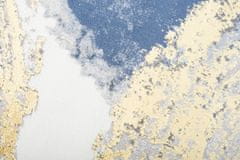 Chemex Koberec Shine Luxusné Jedinečné Zlaté Moderné Fa90A Ftz Krémová Modrá Sivá Viacfarebná Zlatá 80x150 cm