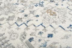 Chemex Koberec Idaho Módne Tradičné V Štýle Vintage G549B /d_ Hil Biela Krémová Modrá Sivá Viacfarebná 240x330 cm
