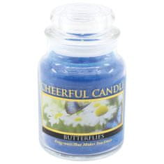 Cheerful Candle BUTTERFLIES 160 g