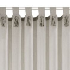 Eurofirany Originálna, vzdušná záclona so šľahami 140 cm x 250 cm