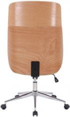 BHM Germany Kancelárska stolička Varel, syntetická koža, prírodná / krémová