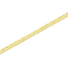 Beneto Exclusive Luxusné zlatý náramok AUB0003 (Dĺžka 22 cm)