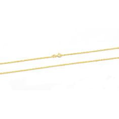 Pôvabný zlatú retiazku Lambáda AUS0006-G (Dĺžka 42 cm)