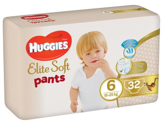 Huggies Elite Soft Pants XXL č. 6 - 32 ks