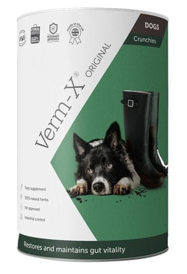 Verm-X Prírodné granule proti črevným parazitom pre psov 100 g