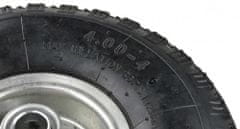 GEKO Nafukovacie koleso s ložiskami otvor 20 mm priemer 27,5 cm šírka 8_5 cm sivé