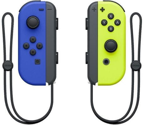 Nintendo Joy-Con Pair Blue / Neon Yellow (NSP065) gamepad skvelý pre hranie hier na konzole Switch
