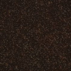Vidaxl Nášľapy na schody 10 ks hnedé 65x21x4 cm vpichovaná textília