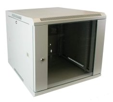 LAN-TEC WS.6418.G - nástěnný, rozložený, 18U, 600 x 450, sklo