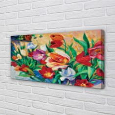 tulup.sk Obraz canvas kvety 125x50 cm