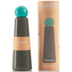 Lund London Termo fľaša LUND LONDON Jumbo 750ml - Dark Grey and Turquoise