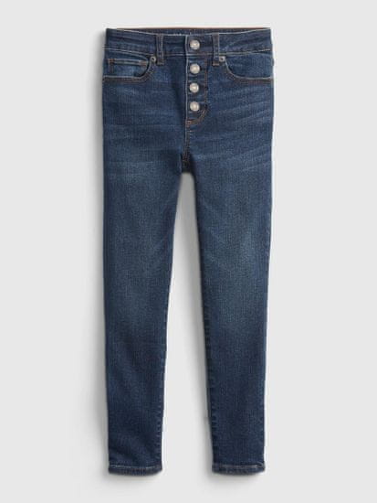 Gap Detské džinsy kids high-rise distressed ankle jeggings with washwell&#153