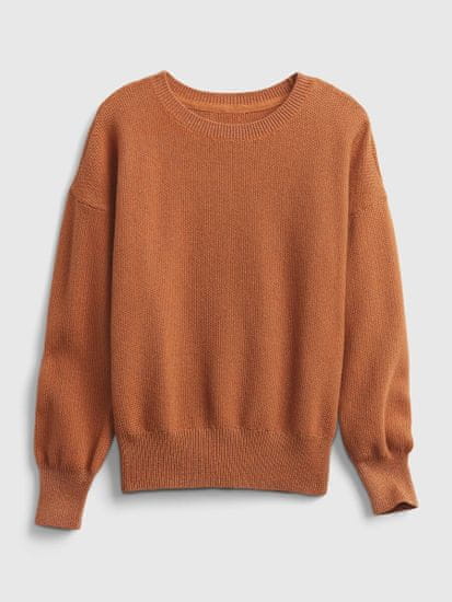 Gap Detský sveter solid slouchy pullover