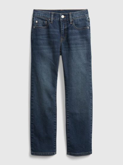Gap Detské džinsy straight jeans with Washwell