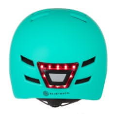 Bluetouch Bezpečnostná helma BLUETOUCH modra s LED, L