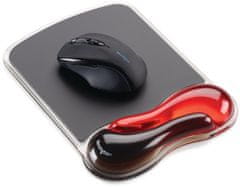 Kensington ergonomická gelová podložka pod myš Duo - červená (62402)