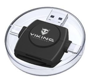 Viking čítačka pamäťových kariet V4 USB3.0 4V1