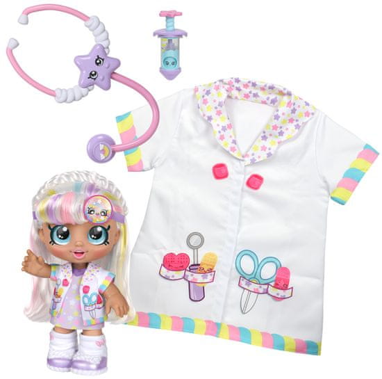 TM Toys Kindi Kids bábika Marsha Mello doktorka s vybavením pre dievčatká