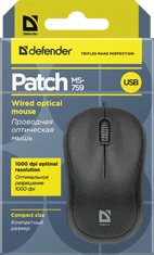 Defender Myš Patch MS-759 black 52759