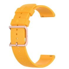 BStrap Silicone Rain remienok na Huawei Watch GT3 46mm, yellow