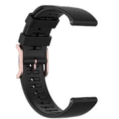 BStrap Silicone Rain remienok na Huawei Watch GT3 46mm, black