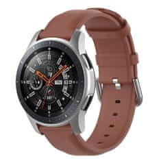 BStrap Leather Lux remienok na Huawei Watch 3 / 3 Pro, brown