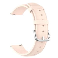 BStrap Leather Lux remienok na Huawei Watch GT2 42mm, sand pink