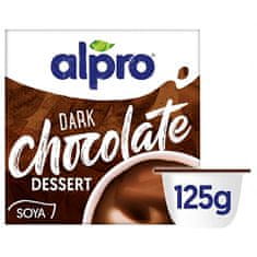 Alpro Sójový dezert s príchuťou horkej čokolády 4 x 125 g