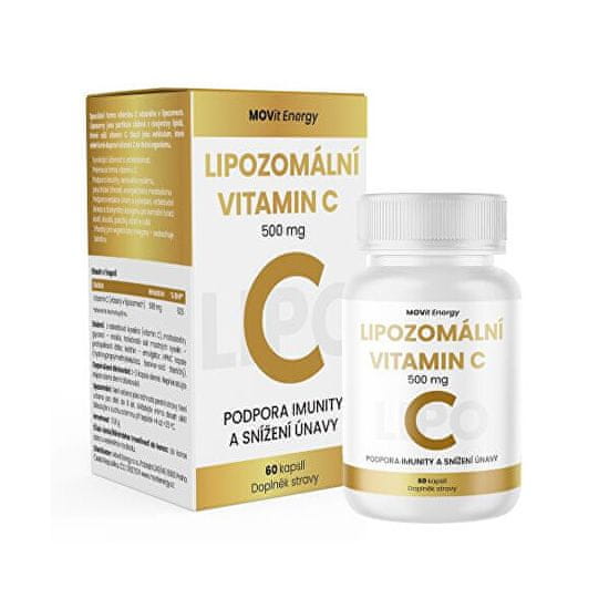 MOVit Lipozomálne Vitamín C 500 mg 60 kapslí