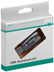 Goobay zvuková karta USB 2.0, transparent; 68878