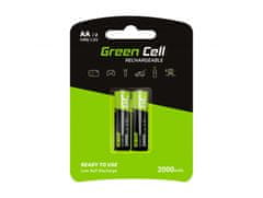 Green Cell Ni-MH nabíjacie batérie 2x AA HR6 2000mAh; HR06