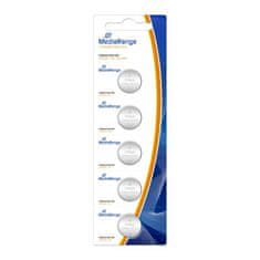 MediaRange Premium lithium baterie Coin Cells, CR1620, 3V, 5ks; MRBAT130