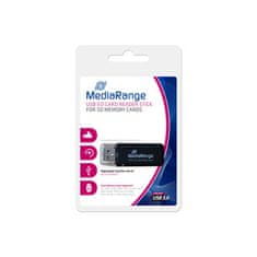 MediaRange USB 3.0 čítačka pamäťových kariet, čierna; MRCS507