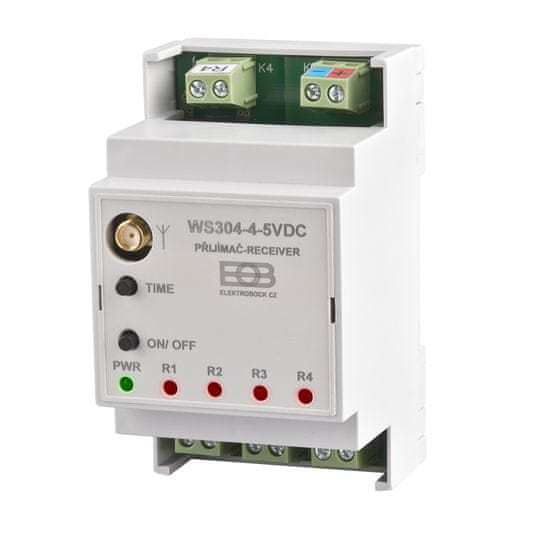 Elektrobock WS304-4 5VDC Štvor-kanálový prijímač