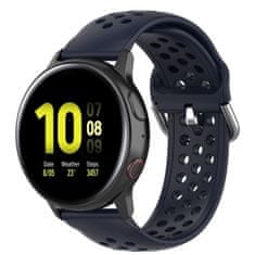 BStrap Silicone Dots remienok na Huawei Watch GT2 Pro, navy blue