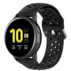 BStrap Silicone Dots remienok na Huawei Watch GT2 Pro, black