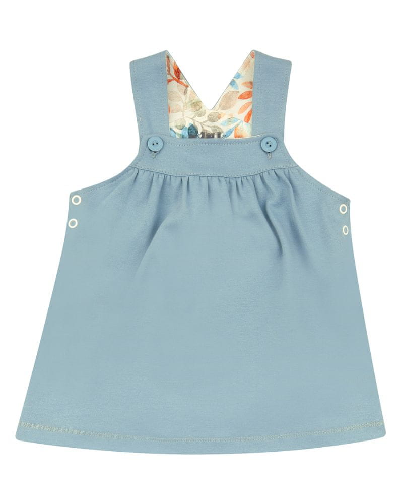 Nini dievčenské šaty z organickej bavlny ABN-2632, 74, modrá