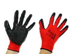 GEKO Pracovné rukavice 10" Red Nitril