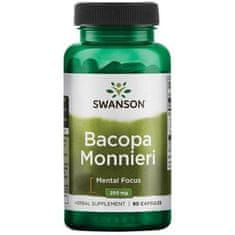 Swanson Bacopa Monnieri (Bakopa drobnolistá), 250 mg, 90 kapsúl