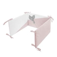 BELISIMA 3-dielne posteľné obliečky Mouse 90/120 ružové