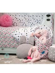 BELISIMA 5-dielne posteľné obliečky Mačiatka 100/135 ružové