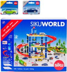 SIKU World Garáž s 2 autami
